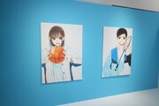 「アオのハコ展」の会場の様子。