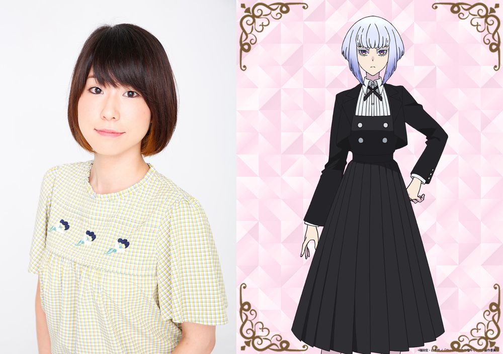 藤原夏海と白矢環。 (c)福田宏・白泉社／「ロックは淑女の嗜みでして」製作委員会
