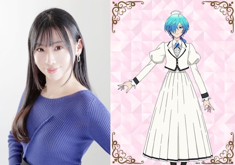 福原綾香と院瀬見ティナ。 (c)福田宏・白泉社/「ロックは淑女の嗜みでして」製作委員会