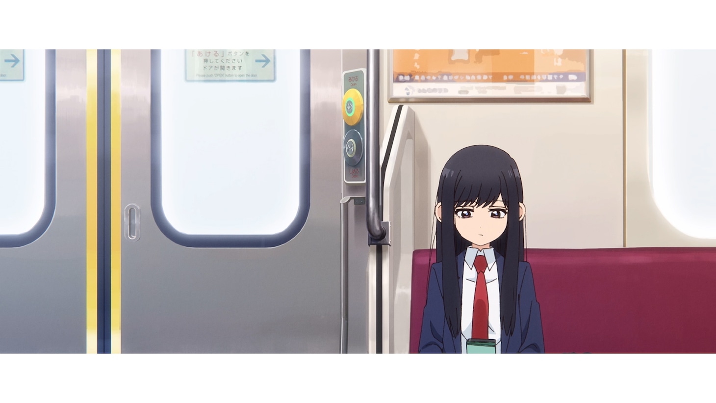 TVアニメ「フードコートで、また明日。」ティザーPVより。