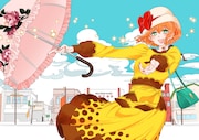 「東京ステッキガール」のカラーカット。