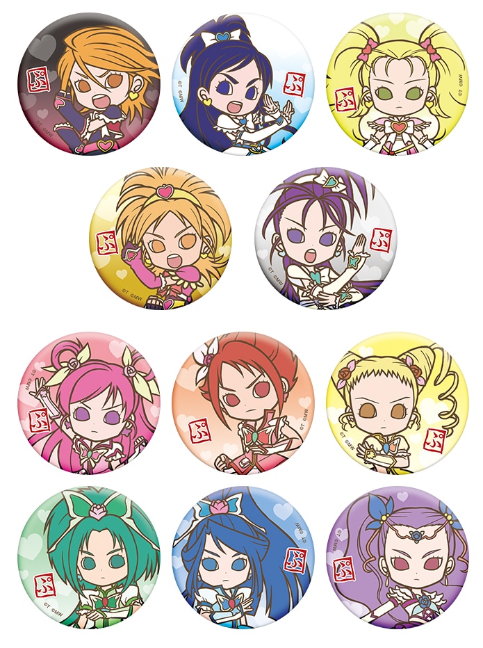 【人気投票 】ハイブランド人気ランキング！ キャラバッジコレクション」 - プリキュアが平成女子の青春 ピンズ・ピンバッジ・缶バッジ
