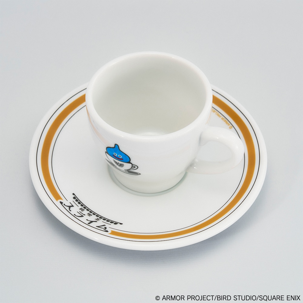 「ドラゴンクエスト　純喫茶スライム カップ＆ソーサー」のイメージ画像。