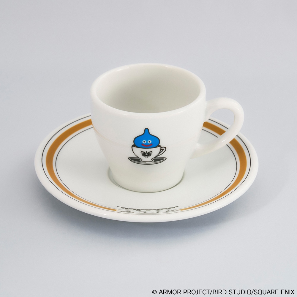 「ドラゴンクエスト　純喫茶スライム カップ＆ソーサー」のイメージ画像。