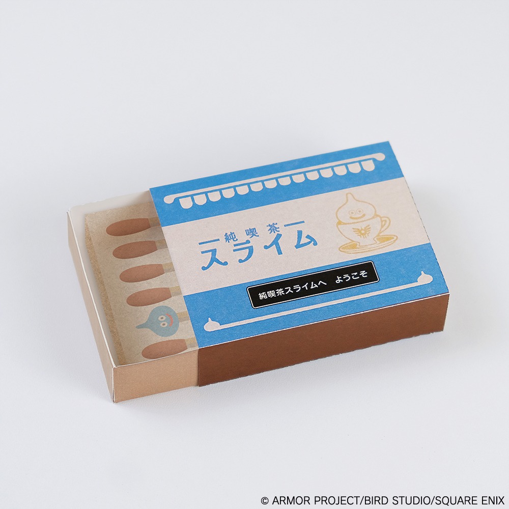 「ドラゴンクエスト 純喫茶スライム マッチ箱メモ」のイメージ画像。