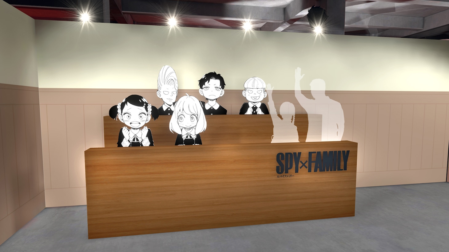 「SPY×FAMILY」エリアのイメージ画像。 (c)少年ジャンプ＋10周年／集英社
