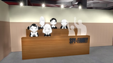 「SPY×FAMILY」エリアのイメージ画像。 (c)少年ジャンプ＋10周年／集英社