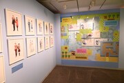 「10周年記念 ヲタクに恋は難しい展」の様子。