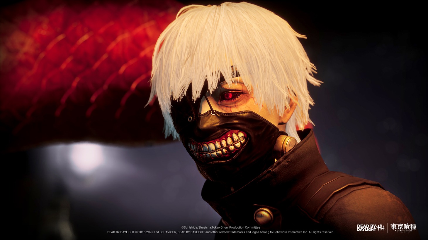 コラボレーションチャプター「Dead by Daylight｜東京喰種トーキョーグール」のスクリーンショット。