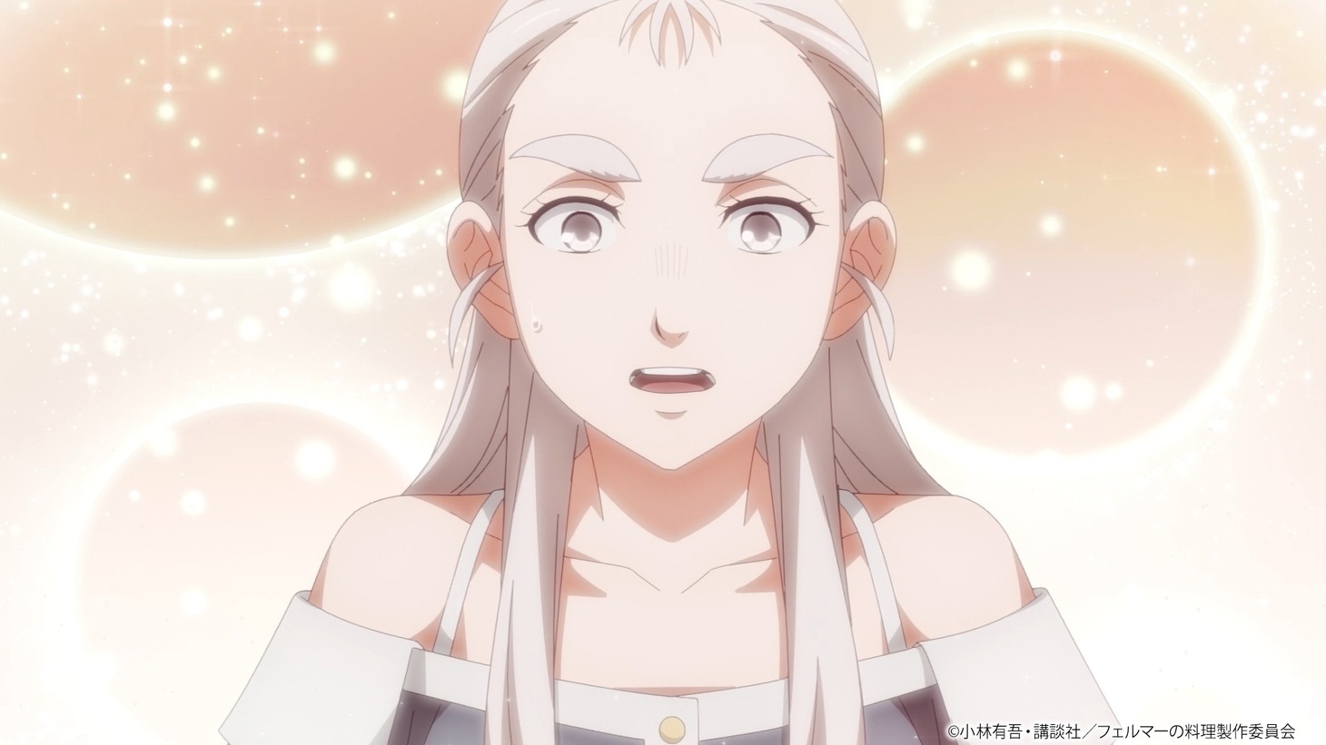 TVアニメ「フェルマーの料理」ティザーPVの場面カット。