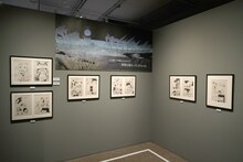 「青の祓魔師展」より。 (c)加藤和恵/集英社