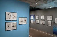 「青の祓魔師展」より。 (c)加藤和恵/集英社