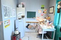 亀有公園前派出所を再現した内観。