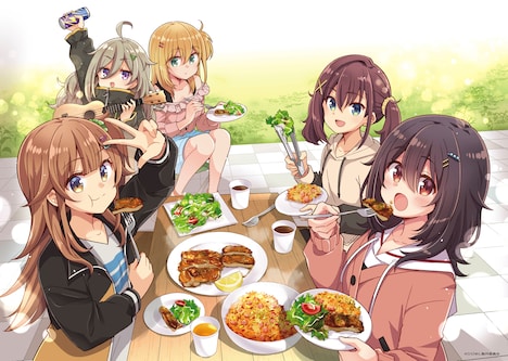 「日々は過ぎれど飯うまし」コミカライズのビジュアル。