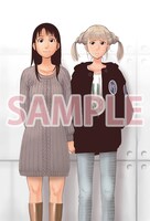 ブックファースト新宿店、喜久屋書店仙台店で配布される特典イラストカード。