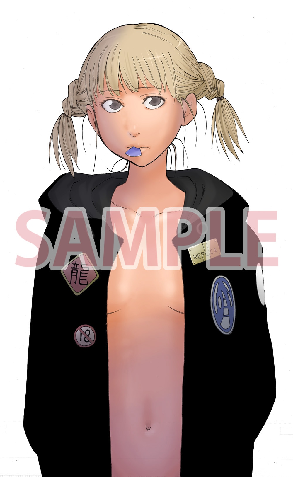 COMIC ZINで配布される特典イラストカード。