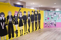 「正反対な君と僕展」の「お出迎え」エリア。