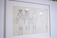「庵野秀明 企画・プロデュース／放送50周年記念『宇宙戦艦ヤマト 全記録展』」7階の展示スペースの展示資料。