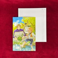 「刀剣乱舞 あうとどあ異聞 刀剣野営」3巻の特装版に付属するスクールカレンダー。