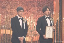 左からアニメーターの井上俊之、押山清高監督。