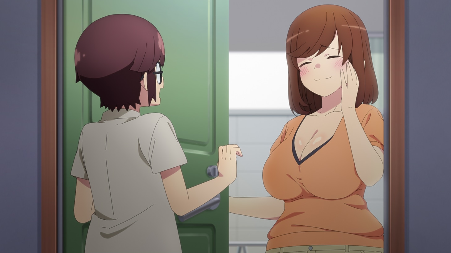 TVアニメ「かくして！ マキナさん!!」先行カットより。 (c)里好／双葉社・「マキナさん」製作委員会
