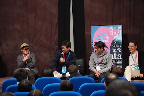 トークイベントの様子。