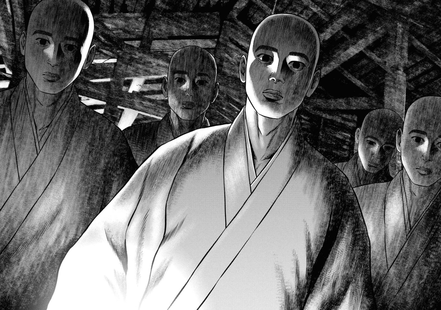 「いんびりの村 －顔の同じ男たち－」より。