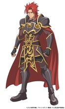 ゴルノヴァ（CV：岡本信彦）。英雄パーティ・炎の竜牙のリーダー。 炎の魔剣の使い手。最強に最も近いと言われる戦士。 (c)2025時野洋輔・アルファポリス/勘違いの工房主製作委員会