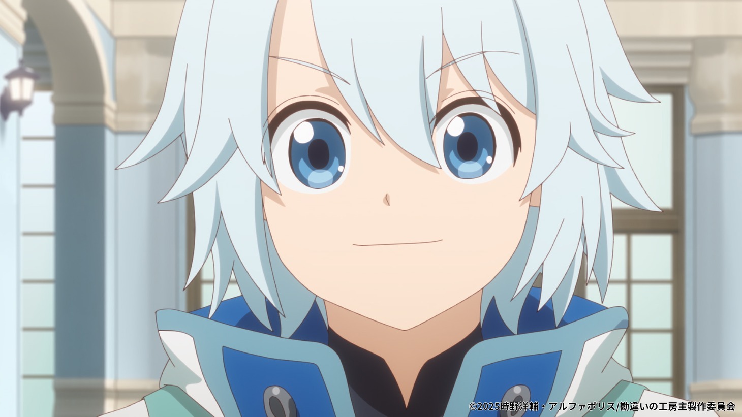 TVアニメ「勘違いの工房主～英雄パーティの元雑用係が、実は戦闘以外がSSSランクだったというよくある話～」第2弾PVより。 (c)2025時野洋輔・アルファポリス/勘違いの工房主製作委員会