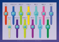 「光るプリズムウォッチ風リストバンド型ライト」