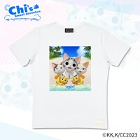 「こねこのチー ポンポンらー夏休み TシャツType-E」