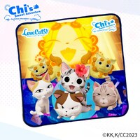 「こねこのチー ポンポンらー夏休み ミニタオル Type-D」