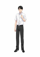 「カラオケ行こ！」より、岡聡実のキャラクタービジュアル。 (c)2025 和山やま/KADOKAWA/アニメ「夢中さ、きみに。」製作委員会