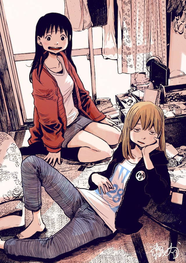 映画「ネムルバカ」公開記念の浅野いにおのイラスト。