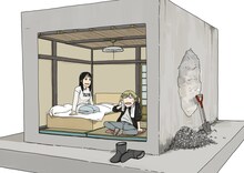 映画「ネムルバカ」公開記念の大童澄瞳のイラスト。