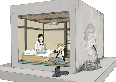 映画「ネムルバカ」公開記念の大童澄瞳のイラスト。