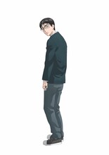 「夢中さ、きみに。」より、二階堂明のキャラクタービジュアル。 (c)2025 和山やま/KADOKAWA/アニメ「夢中さ、きみに。」製作委員会