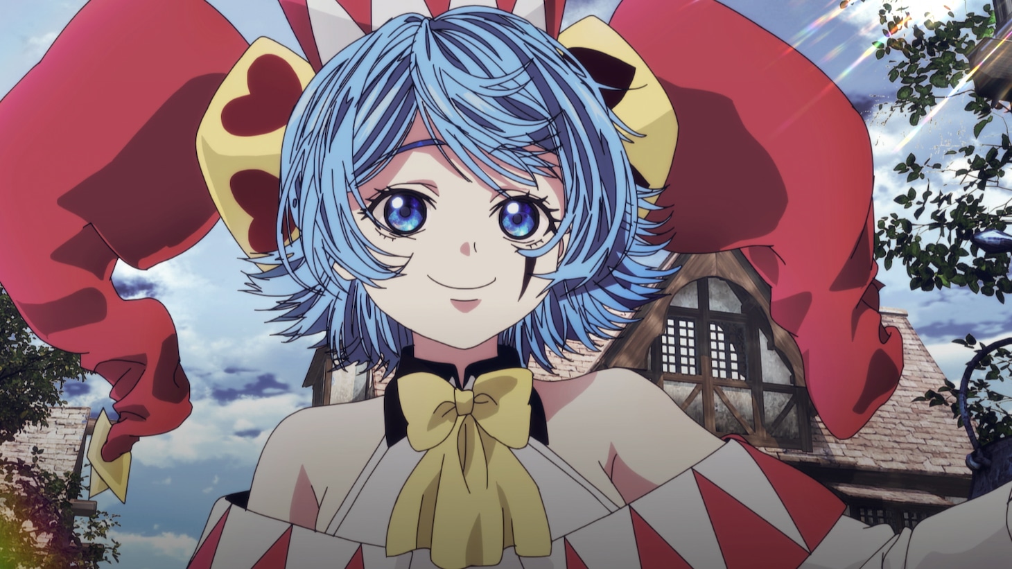 TVアニメ「追放された転生重騎士はゲーム知識で無双する」ティザーPV第2弾より。