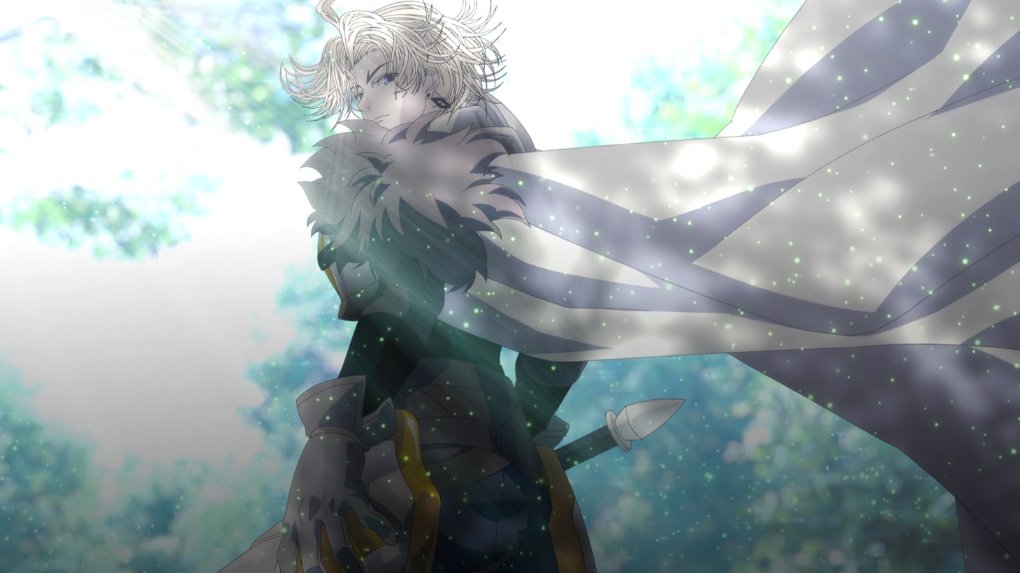 TVアニメ「追放された転生重騎士はゲーム知識で無双する」ティザーPV第2弾より。