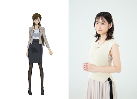 左からライザ、声を務める東城日沙子。