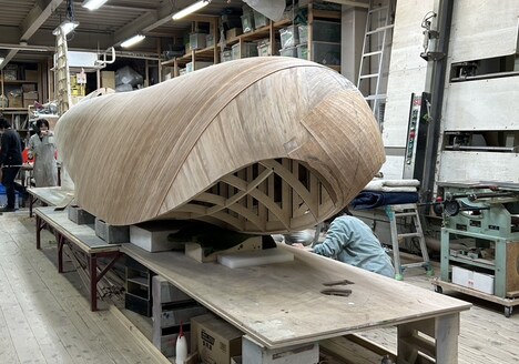 制作中のサボイアS.21 試作戦闘飛行艇 (c)1992 Hayao Miyazaki/Studio Ghibli, NN