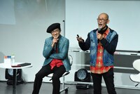 左から島本和彦、藤田和日郎。