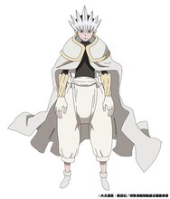 フェアリー（CV：三瓶由布子）
伝導者一派の1人。大災害の執行を司る“大災害執行官”。万有引力の法則に干渉し、引力を自在に操る。さらに“柱”ではないものの“アドラバースト”を使うことが可能。