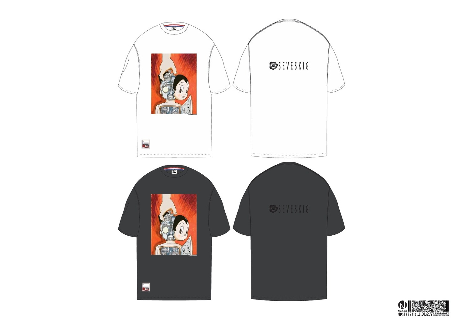 「SEVESKIG vs TEZUKA WORLD S/SL Tee」