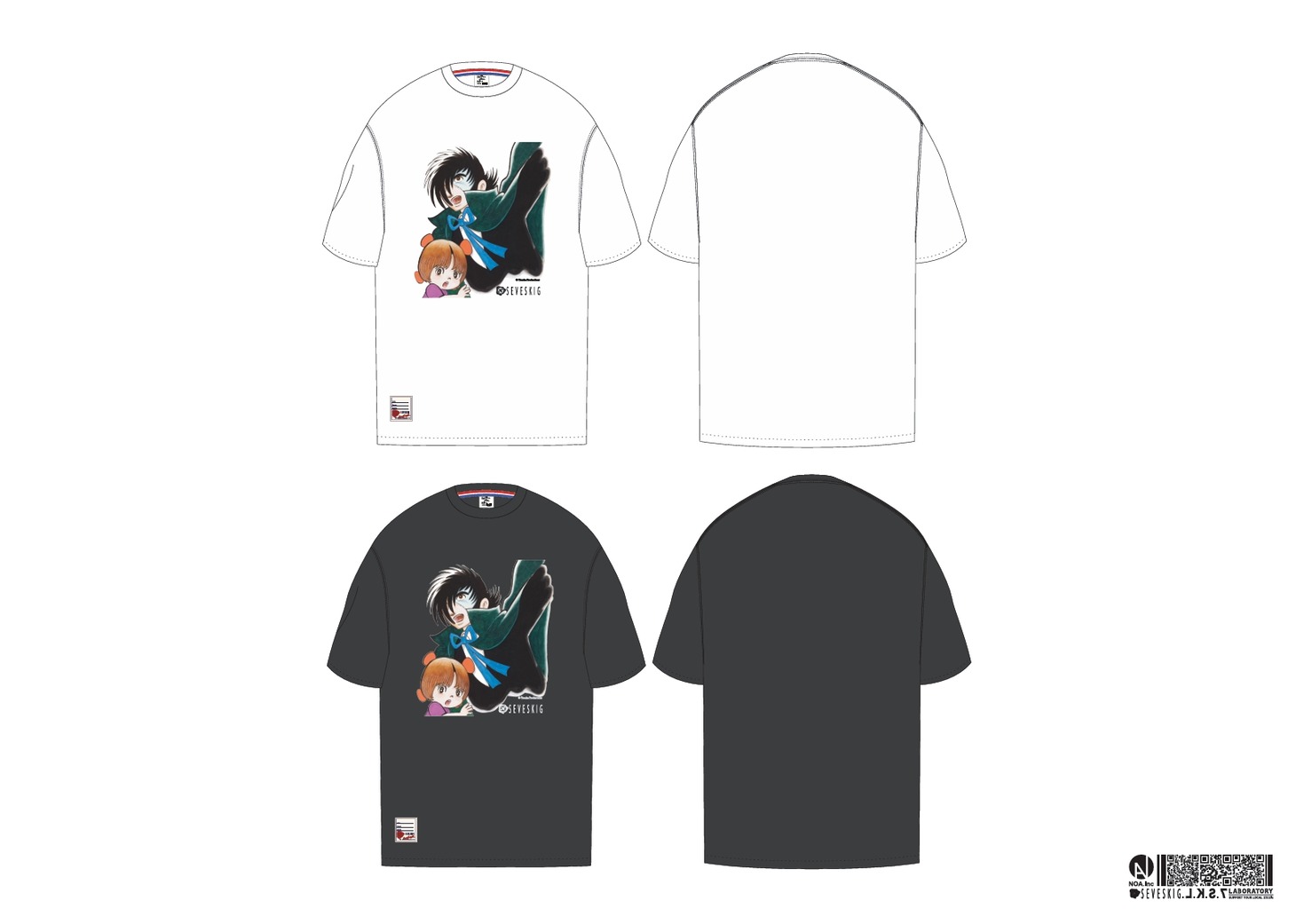 「SEVESKIG vs TEZUKA WORLD S/SL Tee」