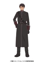 ランドルフ・アルスター（CV：阿座上洋平）。死神閣下の異名を持つ、犯罪絡みの捜査機関に勤める憲兵。勘が鋭く生真面目で、非番の日でも仕事へ向かう仕事中毒者。リリィの元旦那でリュシュリュワ公爵家の出身。 (c)常磐くじら・ドリコム／エリスの聖杯製作委員会