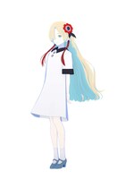 夜河世界（CV：ヰ世界情緒）
「魔女の娘」の一人。16歳。生まれつき、未来を予見する不思議な力を持っていた。一見自我が稀薄そうだが、意志は強い。周囲を慮る優しさと、悪意に抗う信念を持つ。