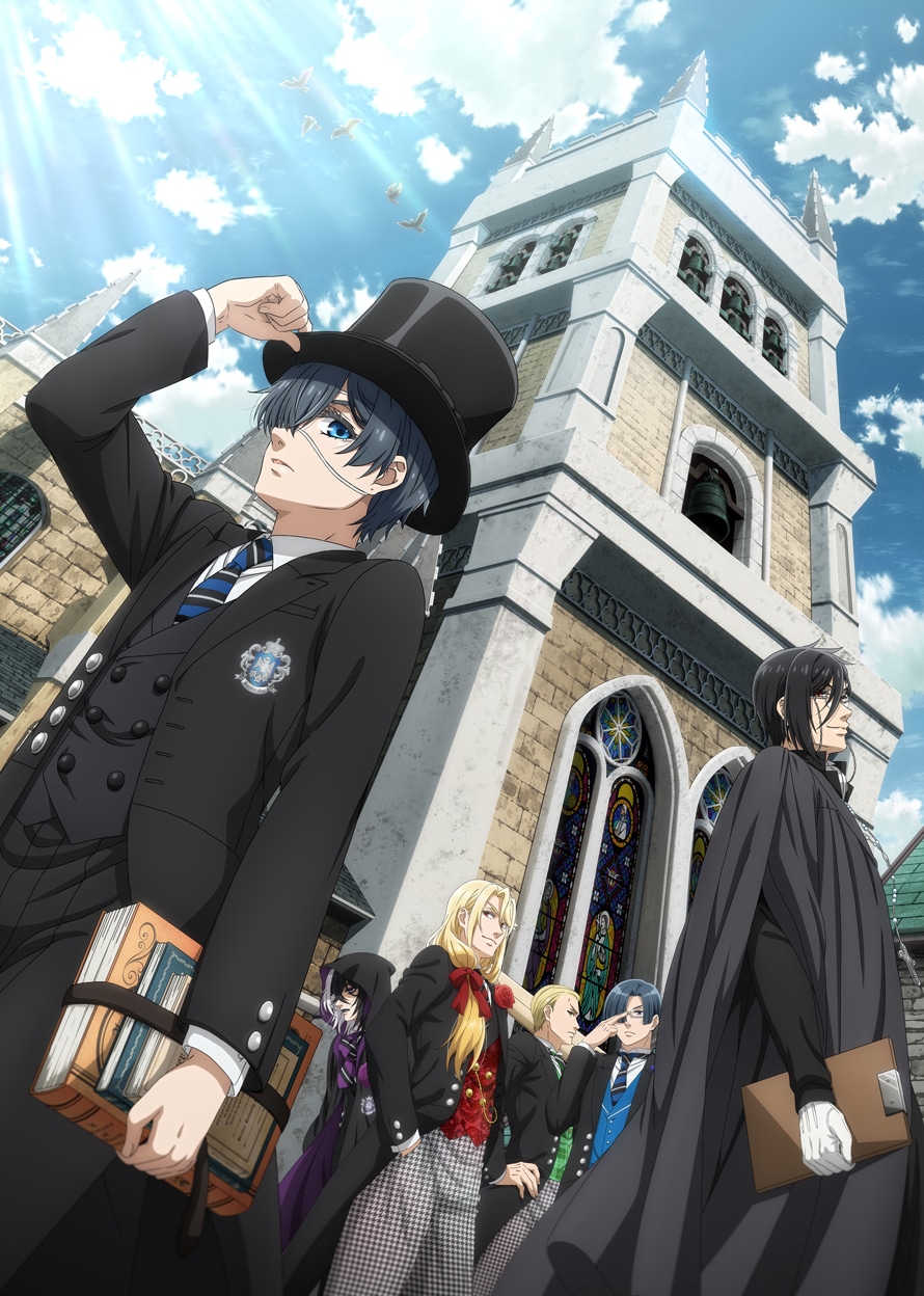 「黒執事 -寄宿学校編-」ビジュアル (c) Yana Toboso/SQUARE ENIX,Project Black Butler
