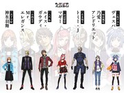 「ヴァージン・パンク Clockwork Girl」メインキャラクターとキャスト