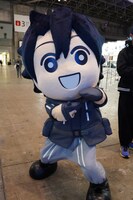 「Fate/Grand Order」に登場した藤丸立香の着ぐるみ。